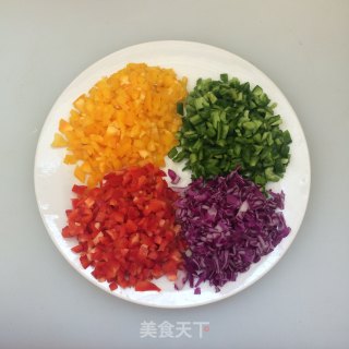 彩虹披萨的做法步骤：4