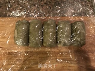 抹茶蛋黄酥的做法步骤：9