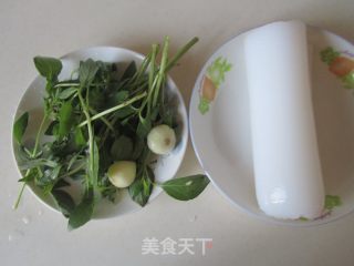 荆芥拌凉粉的做法步骤：1