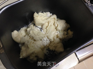 黑芝麻培根贝果的做法步骤：1