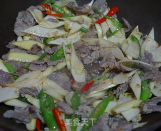 茭白肉片的做法步骤：6