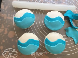 海洋翻糖蛋糕的做法步骤：13