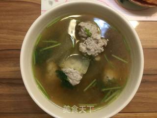 冬瓜丸子汤的做法步骤：8