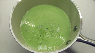 超好吃的抹茶布丁的做法步骤：5