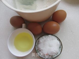 燕麦海绵小蛋糕的做法步骤：1