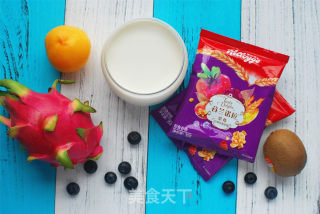 杂锦水果谷物酸奶的做法步骤：6