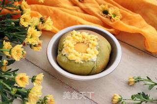 黄桃奶酪抹茶包的做法步骤：14