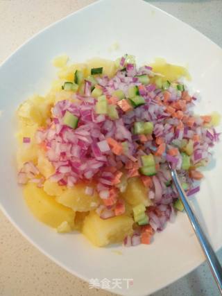 土豆泥沙拉的做法步骤：4