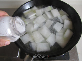 皮蛋冬瓜汤的做法步骤：4