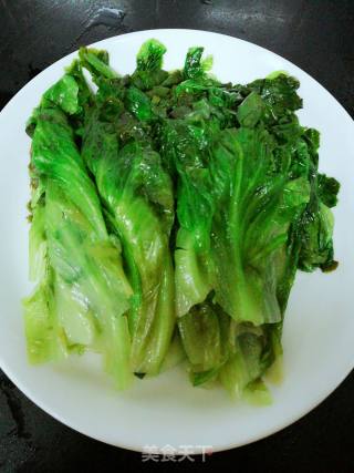 蚝油生菜的做法步骤：4