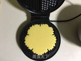 炼乳华夫饼的做法步骤：7