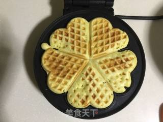炼乳华夫饼的做法步骤：8