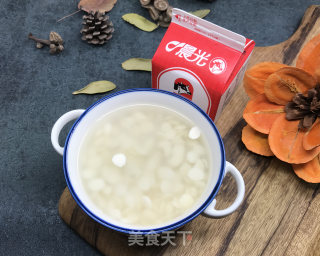 杏仁露的做法步骤：1