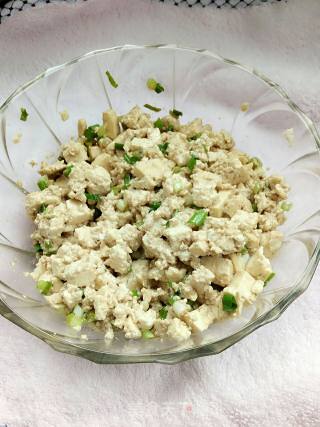 小葱拌豆腐的做法步骤：3