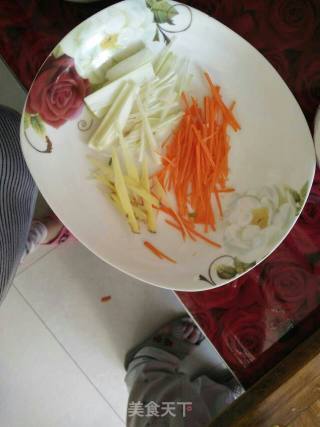 锅包肉的做法步骤：3