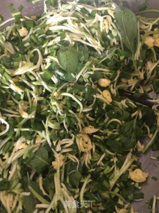 烙菜饼的做法步骤：5