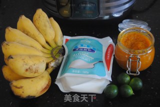 香蕉酸奶芒果夹心雪糕的做法步骤：1