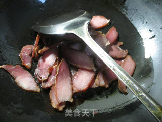 野山笋炒酱肉的做法步骤：3