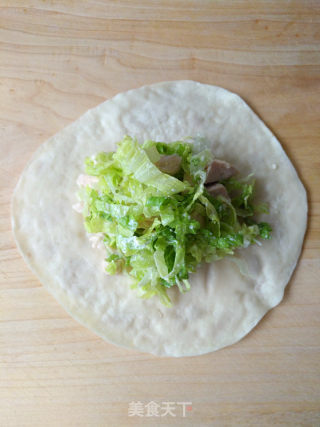 生菜鸡肉卷的做法步骤：14