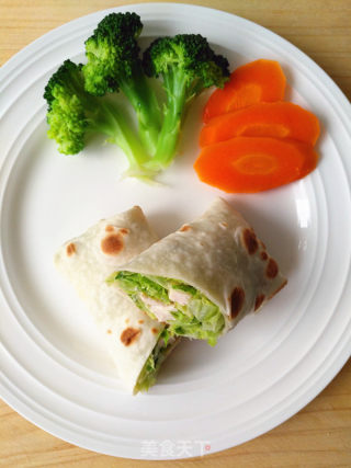 生菜鸡肉卷的做法步骤：16