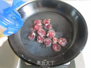 香肠韭菜炒香干的做法步骤：2