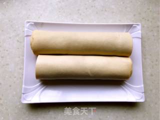 熏豆腐皮肉卷的做法步骤：4