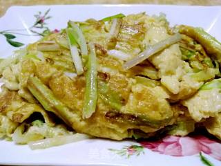 韭菜黄煎鸡蛋的做法步骤：6