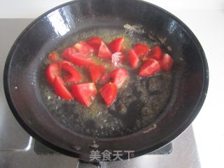 荆芥西红柿鸡蛋面的做法步骤：5