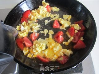 荆芥西红柿鸡蛋面的做法步骤：7