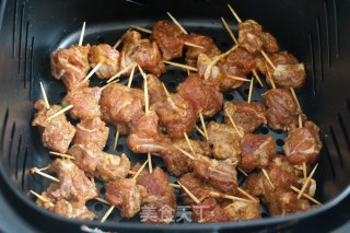 孜然牙签羊肉的做法步骤：6
