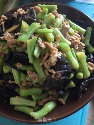 四季豆炒肉丝的做法步骤：7