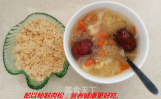 银耳莲子汤的做法步骤：6