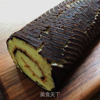 木柴蛋糕卷的做法步骤：28
