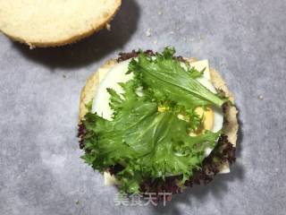 早餐新发现，15分钟搞定，蛋满分汉堡包的做法步骤：10