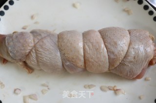 鸡肉蔬菜卷（空气炸锅）的做法步骤：6