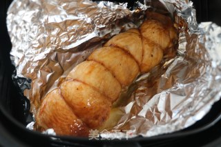 鸡肉蔬菜卷（空气炸锅）的做法步骤：10