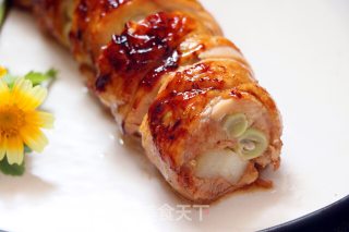鸡肉蔬菜卷（空气炸锅）的做法步骤：12