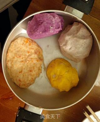 自制Q弹芋圆的做法步骤：3
