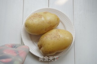 香肠烤土豆的做法步骤：3