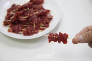 香辣牙签牛肉的做法步骤：5