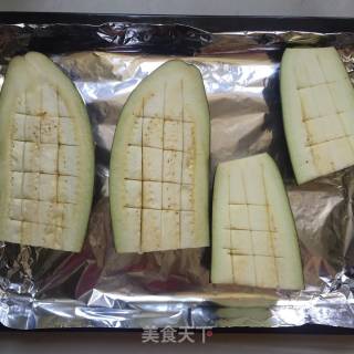 蒜香烤茄子的做法步骤：3