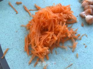 火龙果炒饭的做法步骤：4