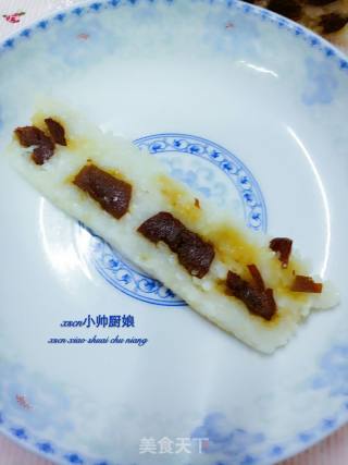 蜜枣糯米切糕的做法步骤：7