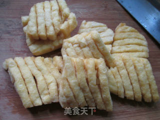 兰花豆腐干烧中翅的做法步骤：2