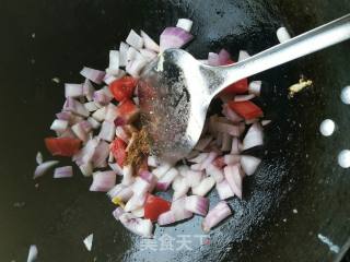 番茄黑椒螺丝面的做法步骤：5