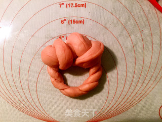 情人结砂糖面包的做法步骤：10