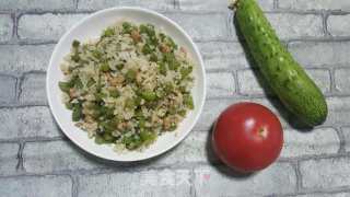 豆角炒饭的做法步骤：8