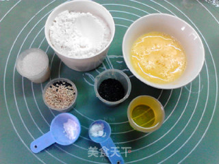 浓香芝麻酥的做法步骤：1