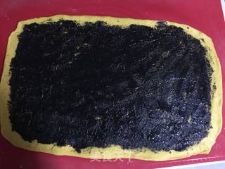 南瓜麻香花环面包的做法步骤：8