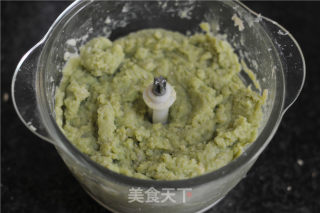 青菜汁绿豆糕的做法步骤：6